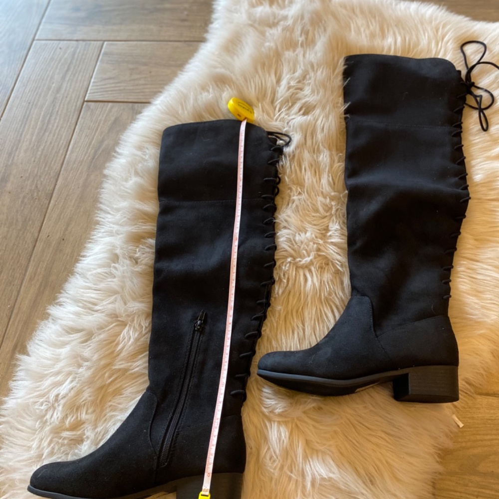 SODA Over the Knee HOUSTON Laceup Back Boot 6.5 NWT - Picture 7 of 11